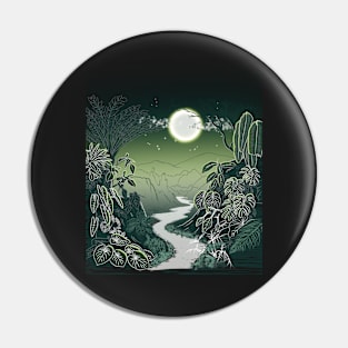 DARK TROPICAL FOREST Pin