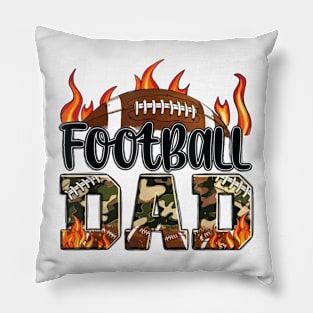 Football Game Day Football Dad Pillow