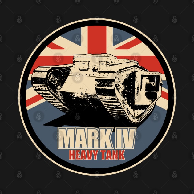 WW1 Mark IV Tank (Small logo) by TCP