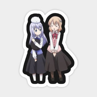 Chino and Cocoa Magnet