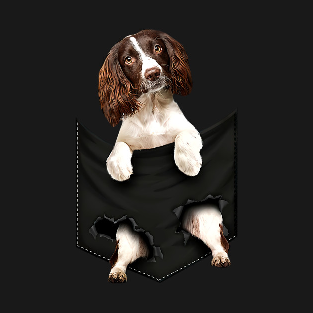 Disover English Springer Spaniel In Pocket - English Springer Spaniel In Pocket - T-Shirt