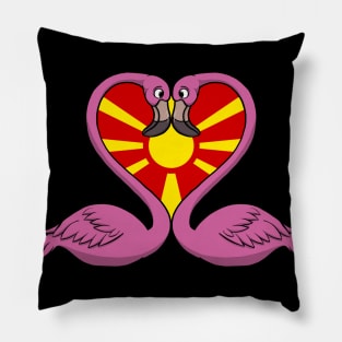 Flamingo Macedonia Pillow