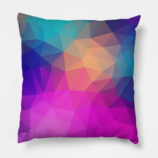 Beautiful looking geometrical design / Sharp Triangles / Colorful Gift Products Pillow