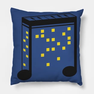 Music Building Pillow