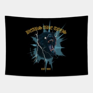 Bears Are Toys 1991 Streetwear Design Tapestry