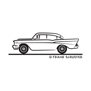 1957 Chevrolet Sedan Four Door Bel Air T-Shirt