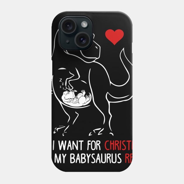 All I Want For Christmas Is My Grandkids Phone Case by TeeAbe