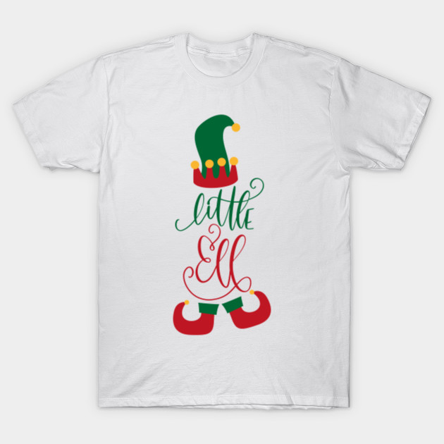 Little Elf T Shirt Cute Matching Sibling Christmas Shirt Little