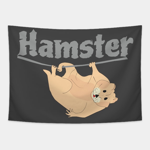 Funny Hamster Tapestry by Alekvik