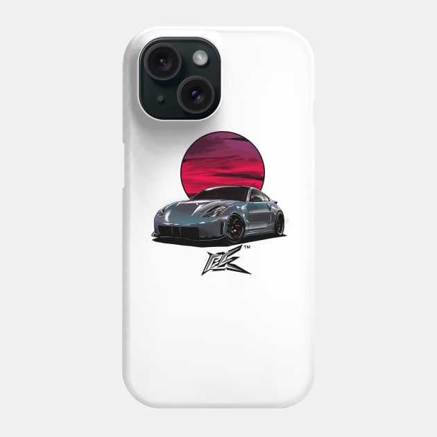 nismo 350z pearl gray Phone Case by naquash