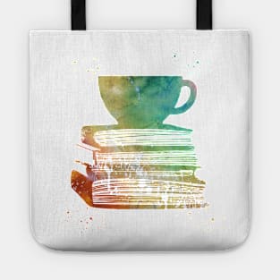 Cup of Tea with Books Tote