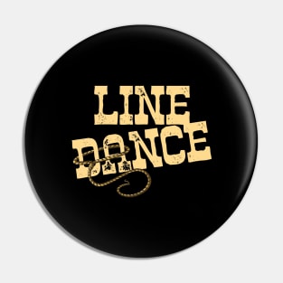 Line Dance Design Pin