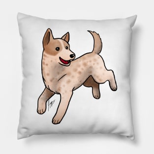 Dog - Australian Cattle Dog - Red Speckle Pillow