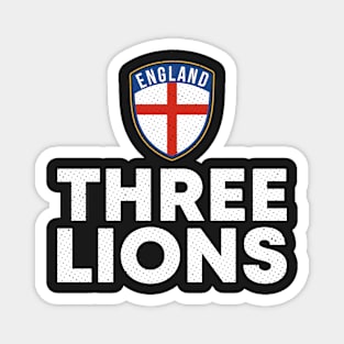 Three Lions England Magnet