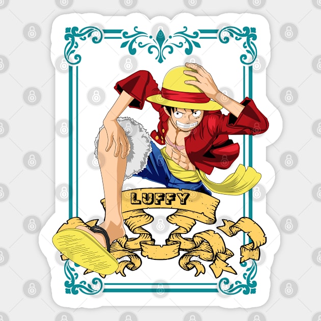 One Piece Luffy Stickers for Sale