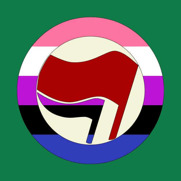 Genderfluid Antifascist Action by dikleyt