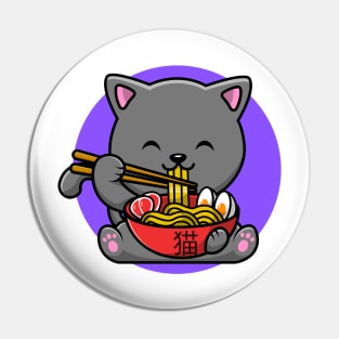 Noodles Cat Pin