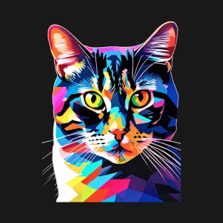 American Shorthair Pop Art T-Shirt