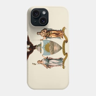 1876 New York Coat of Arms Phone Case