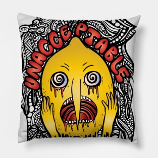 lemongrab unacceptable Pillow