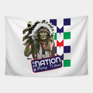 One Nation Many Tribes Tapestry