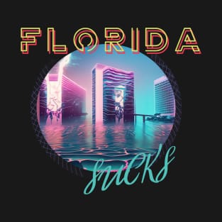 Florida Sucks Vaporwave T-Shirt