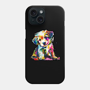 Puppy Colorful Pop Art Design Dog Lover Gift Idea Phone Case