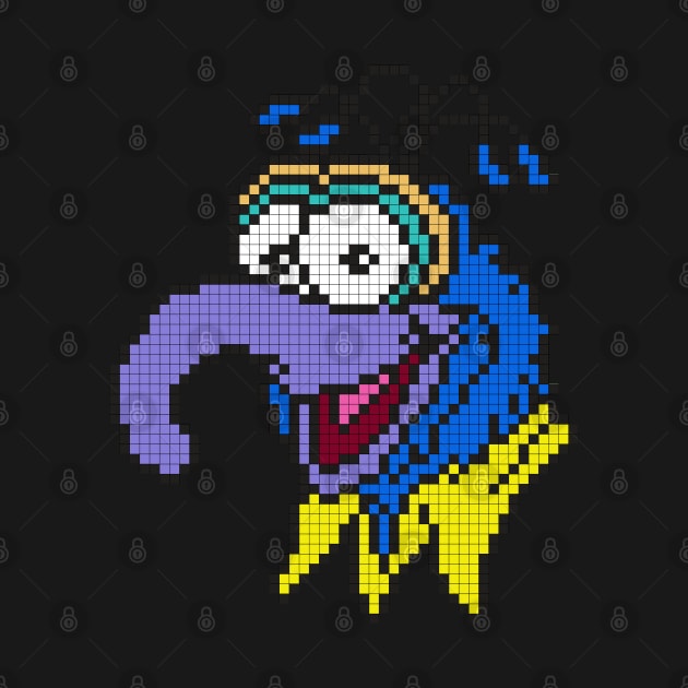 POXELART -gonzo the muppets by JigongNumpuk