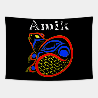 Amik (Beaver) Polyamorous Pride Tapestry