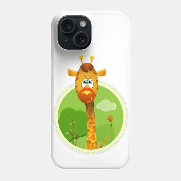 Giraffe Phone Case by Rabassa