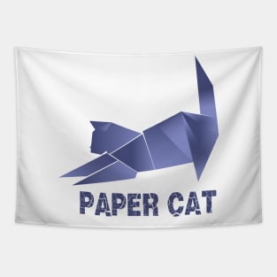 paper cat t-shirt, gift for all familly Tapestry