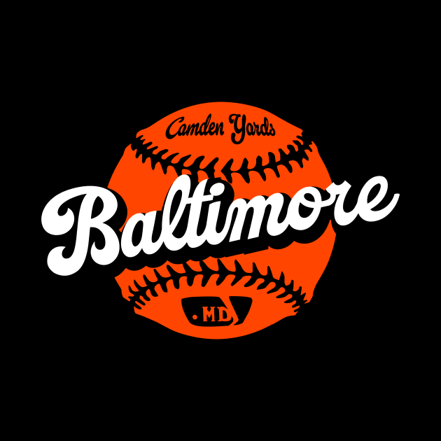 Baltimore Baseball by Throwzack