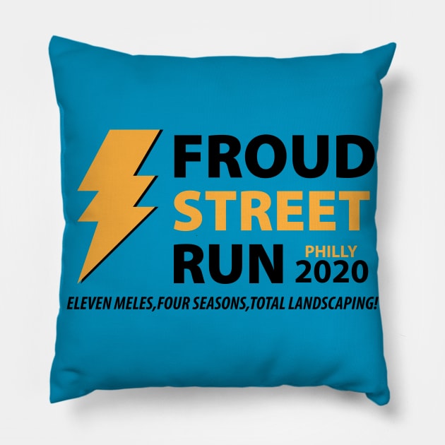 fraud street run Pillow by Zailani