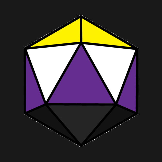 Nonbinary D20 Pride by bones