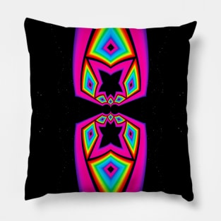 Neon Space Trip Pillow