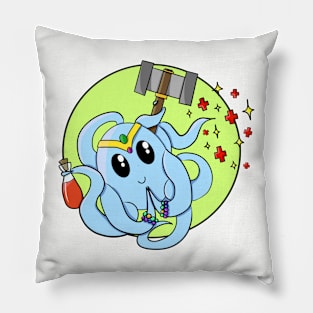 Octopus Cleric - Dungeons and Dragons Pillow