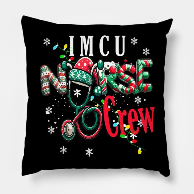 IMCU nurse crew Christmas gift Pillow by AlmaDesigns