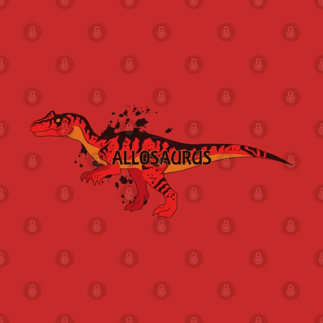 Allosaurus by SakuraDragon