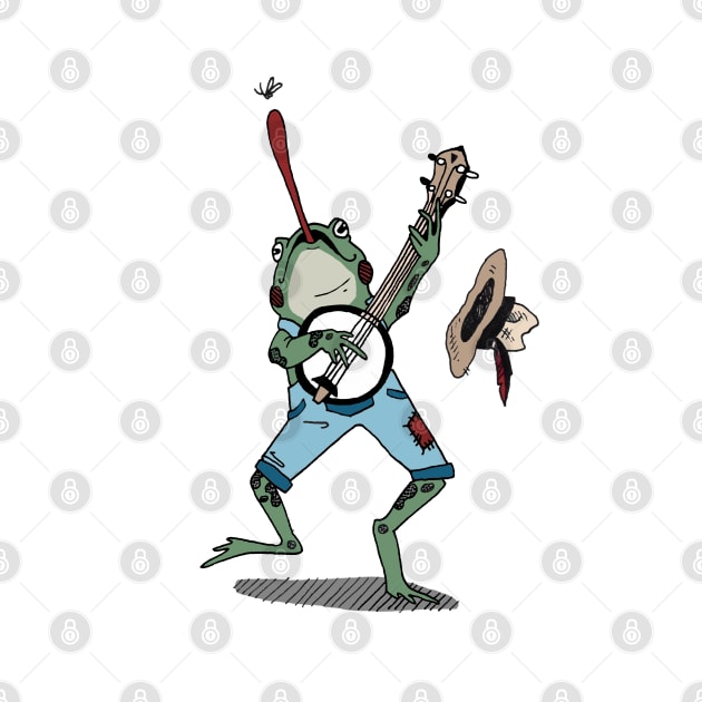 Banjo Frog by conflictedlizard