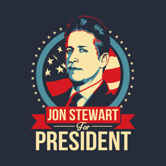 Discover Jon Stewart for President - Jon Stewart - T-Shirt