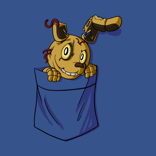 Springtrap In My Pocket -ORIGINAL- by TerraTerraCotta