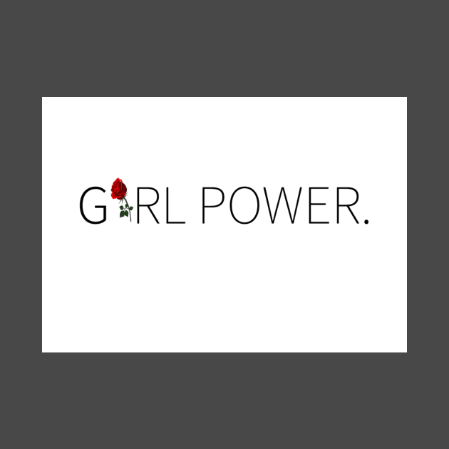 GIRL POWER TEE 2018, feminist t-shirt by thenanabrand