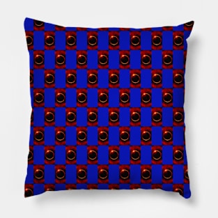 Red Solar Eclipse Pattern Pillow