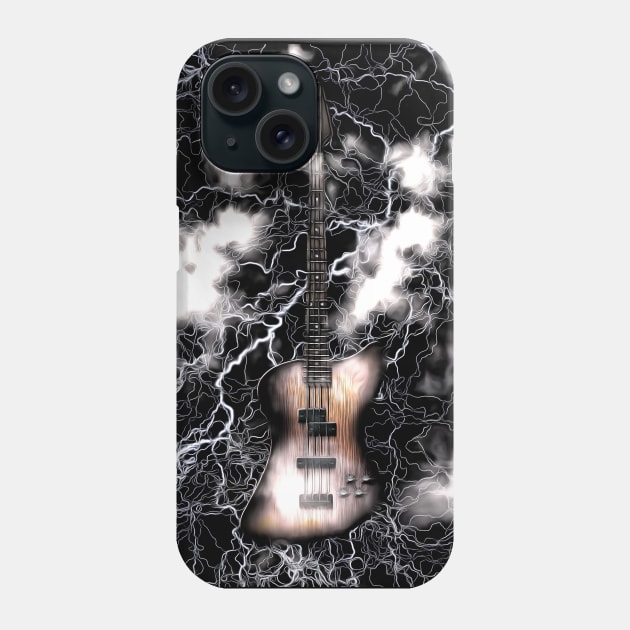Bass guitar Phone Case by rolffimages