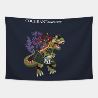 Clanosaurus Rex COCHRANEsauras Family Cochrane Scotland Scottish Tartan Tapestry