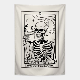 Tarot Card The Coffee Lover Tapestry