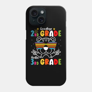 Goodbye 2nd Grade Graduation Hello 3rd Grade Last Day Of School tiger Phone Case