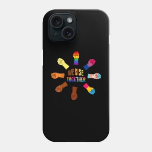 Pride Social Justice Equality Ally  Together LGBT-Q Phone Case