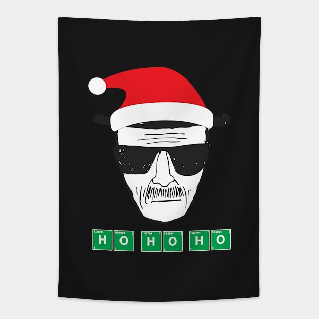 Heisenberg Ho Ho Ho Christmas Breaking Bad Tapestry by Rebus28