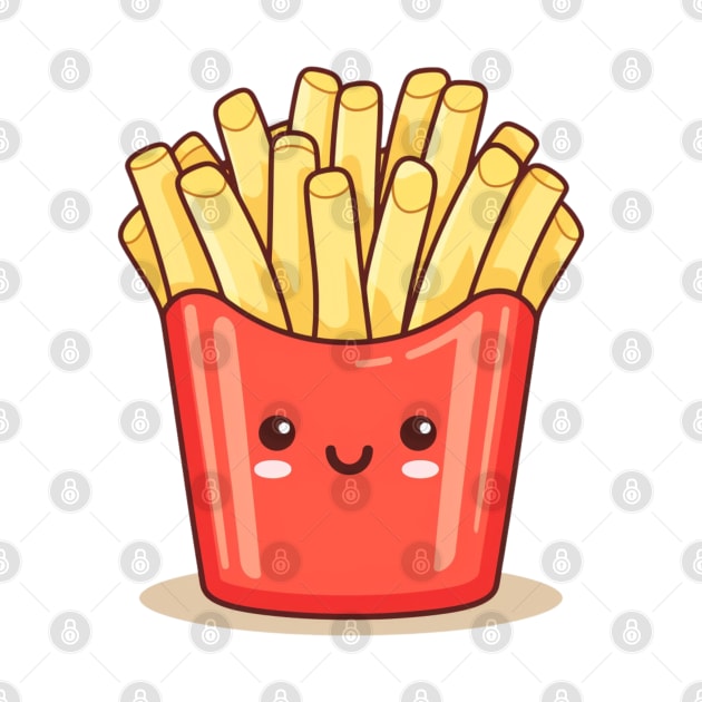 Cute French Fries by Prism Chalk House